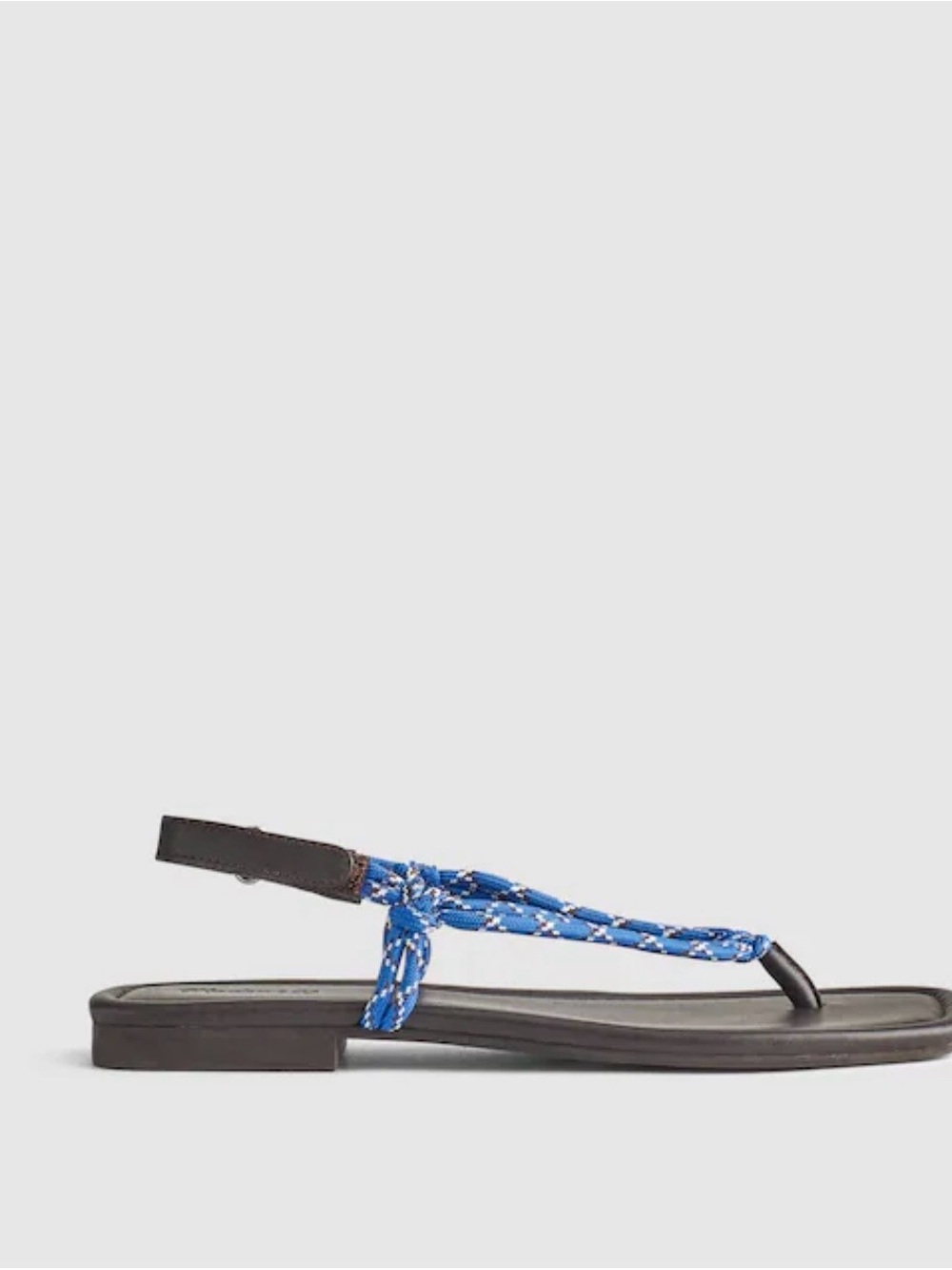 The Aliyah Thong Sandal in Paracord - Retro Blue